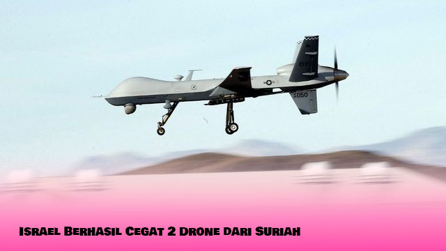 Israel Berhasil Cegat 2 Drone dari Suriah